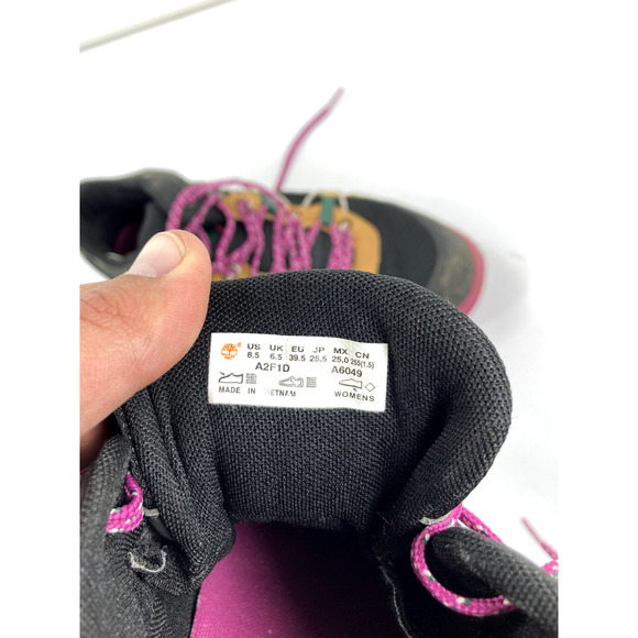 Timberland Garrison Trail Waterproof Mid Hiker Boot Black/Camo Women's Size 8.5 - Picture 9 of 9